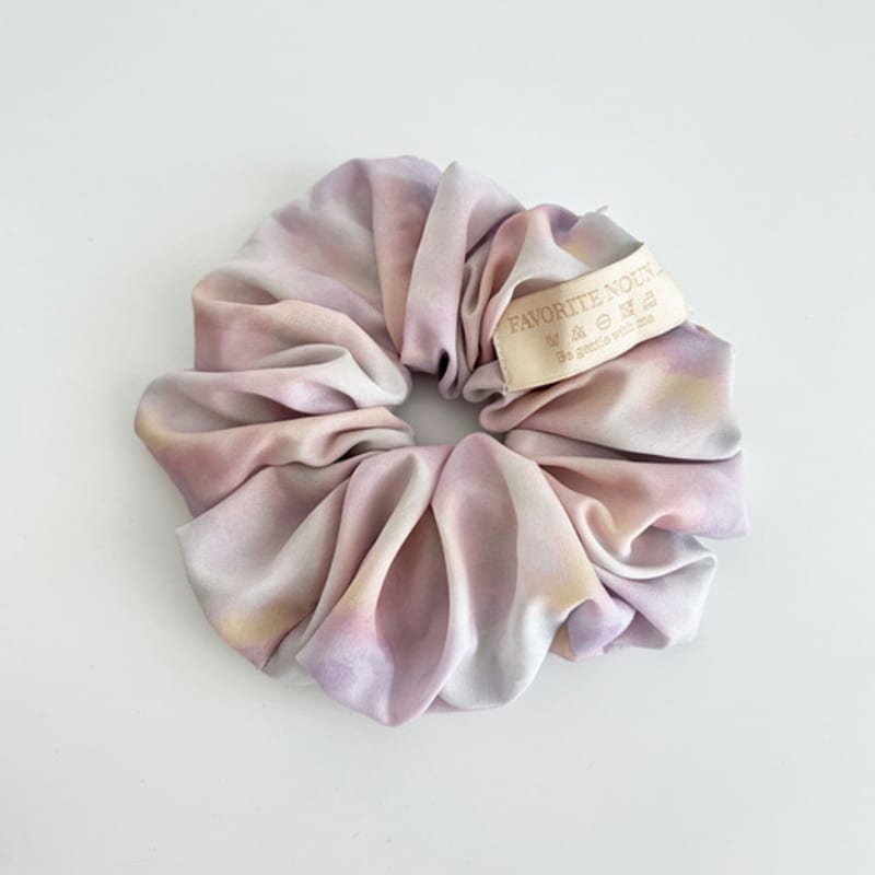 Favorite Noun Watercolor Scrunchies_Frosted