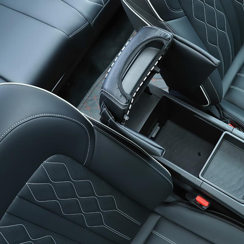 Center Console Leather Armrest Box Cover Pad With Storage Bag For TANK 300 TANK300 2021 Up Car Interior Accessories