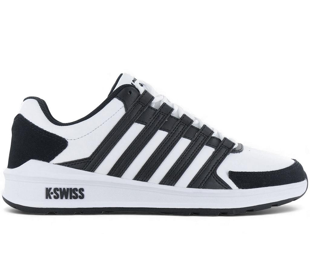 K-SWISS Vista Trainer - Men's Sneakers Shoes White-Black 07000-034-M ORIGINAL