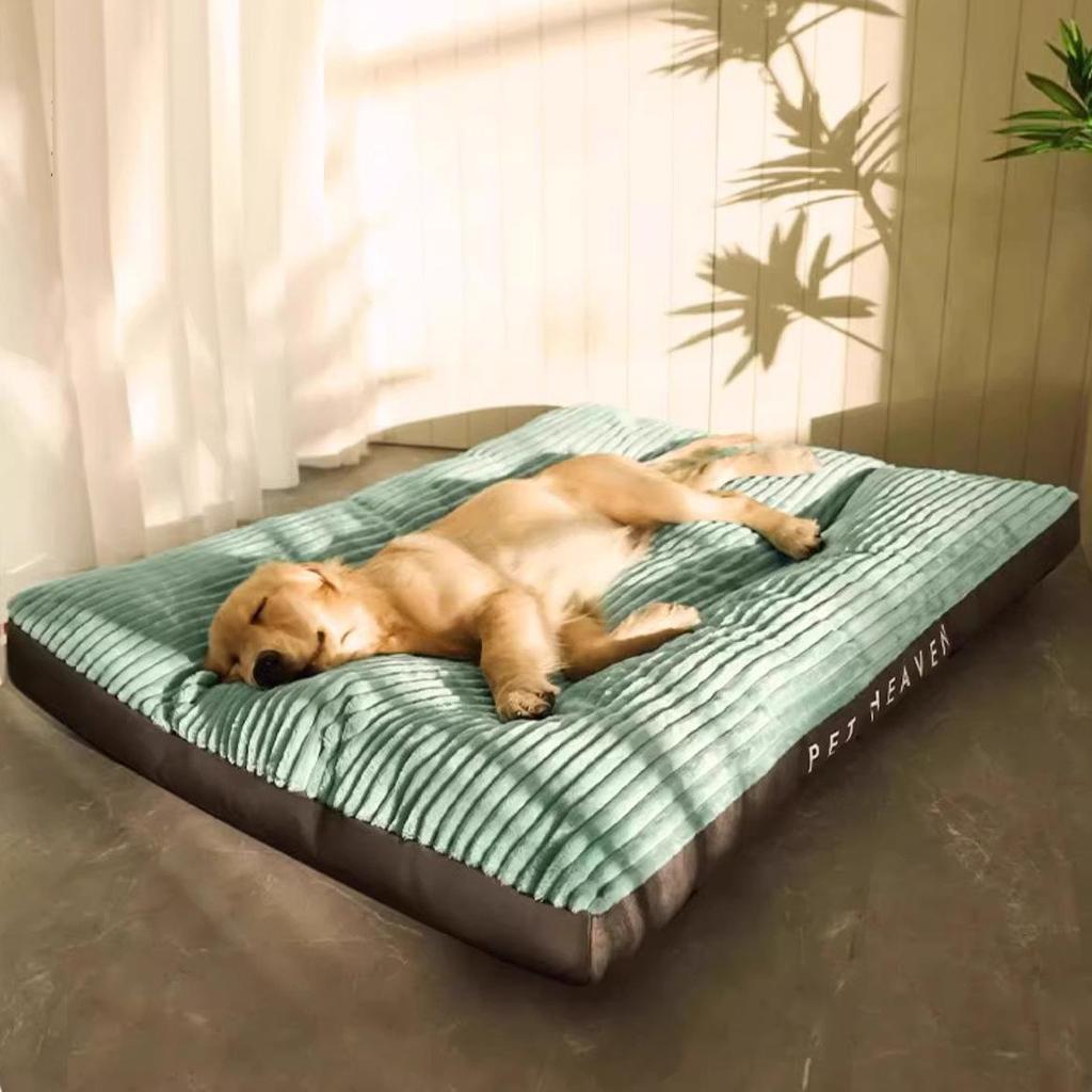 Washable Non-Slip Dog Bed Mat for Medium to Large Dogs - Thick, Warm, All-Season Comfort