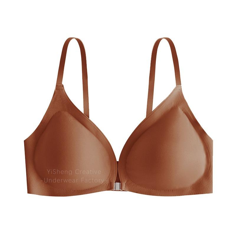 Sutien Femei Mărime Plus Fără Fir Închidere Frontală Push-Up Fără Cusături