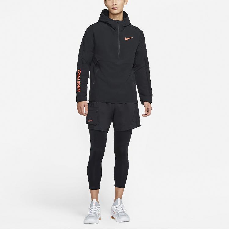 nike pro half zip hoodie