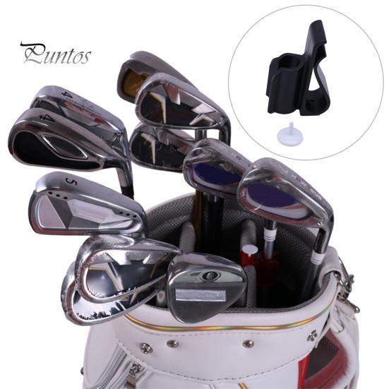 Golf Putter Clip Portable Wear-resistant Strong Grip Easy to Remove Detachable Bag Fixed Clubs Plastic Versatile Club Accessories