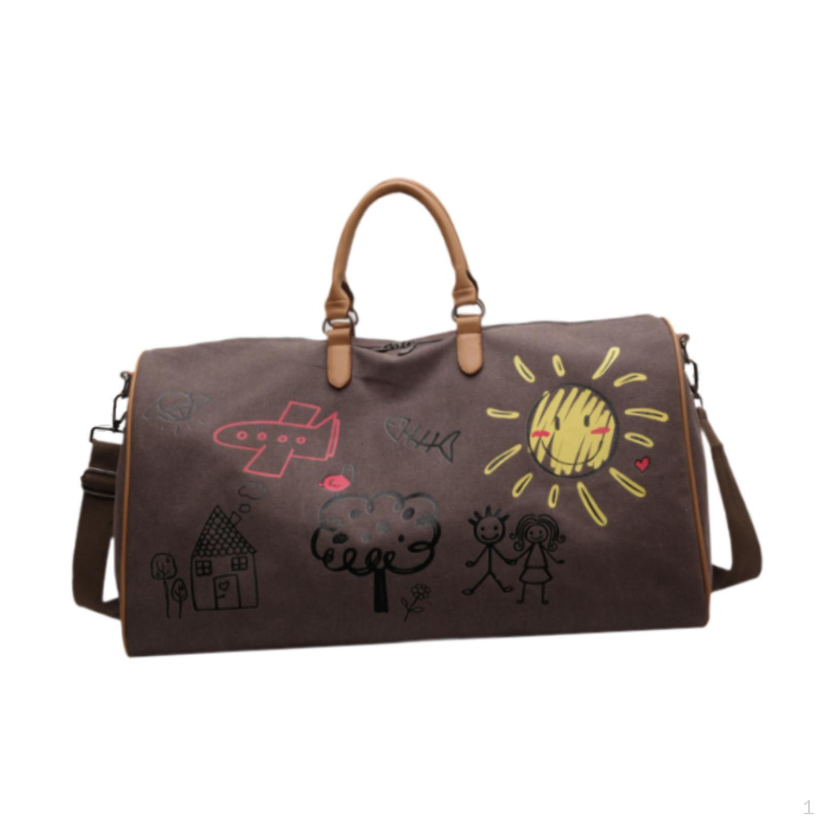 

Дорожная сумка для путешествий и ночевок, спортивного кемпинга кофейный