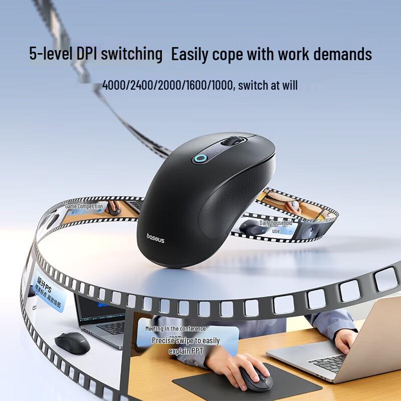 

Baseus Ergonomic Wireless Silent Mouse
