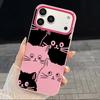 INS Couple Black White Cat Candy Color Phone Case For Xiaomi 14T 15T Pro Xiaomi 17 pro max Xiaomi Mi 11 Lite 5G Shockproof Funda