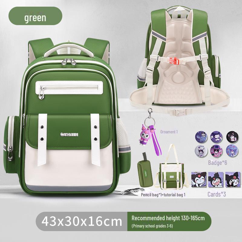 Cloud Schoolbag: Large Capacity, Lightweight Backpack for Grade 1-6 Boys & Girls