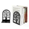 2pcs Bird Group Bookends Tree Of Life Bookends Metal Heavy Duty Desktop Home Office Supplies Storage Books Gift For Book Lovers