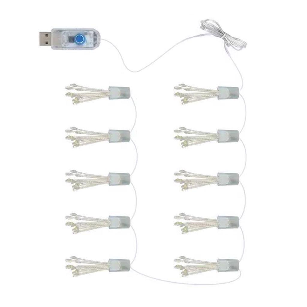 LED Fairy Lights, Flexible Copper Wire String Lights, USB Powered Lights, Remote Control, 8 Modes, 6 Levels Brightness,