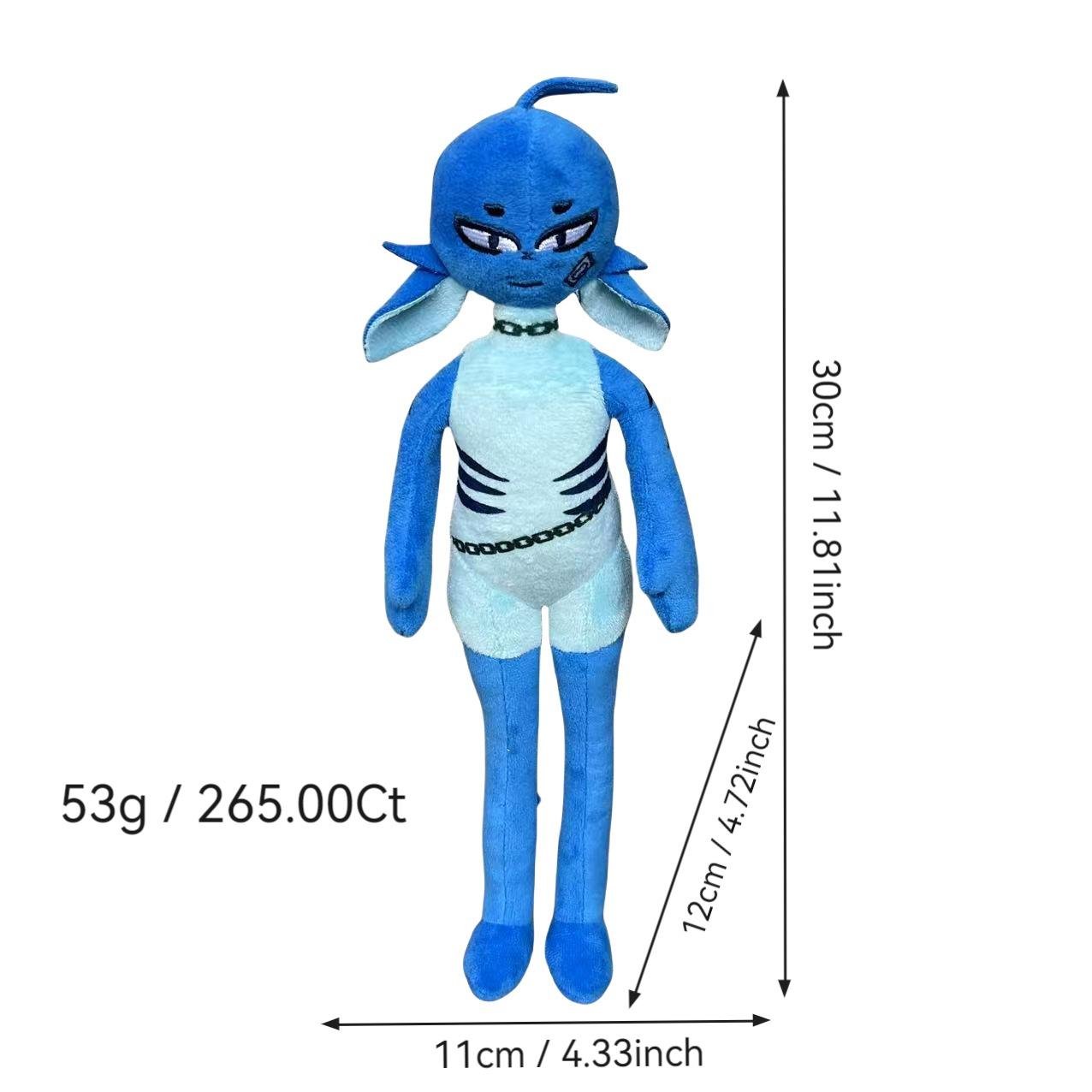 Neuer Ingwer Clownfisch Puppe Plüschtier Dekoration Geburtstagsgeschenk Weicher Cartoon Fisch Design Cartoon Stofftier Sammler Mitgebsel Geschenk 30cm