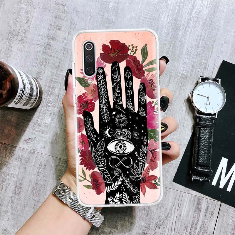 Evil Eye Gold Foil Phone Case For Xiaomi Redmi Note 10 9 8 11 Pro 11T 11S 10S 9S 9A 9C 9T 8T 8A 7 7A 5 Art Pattern Cover Coque