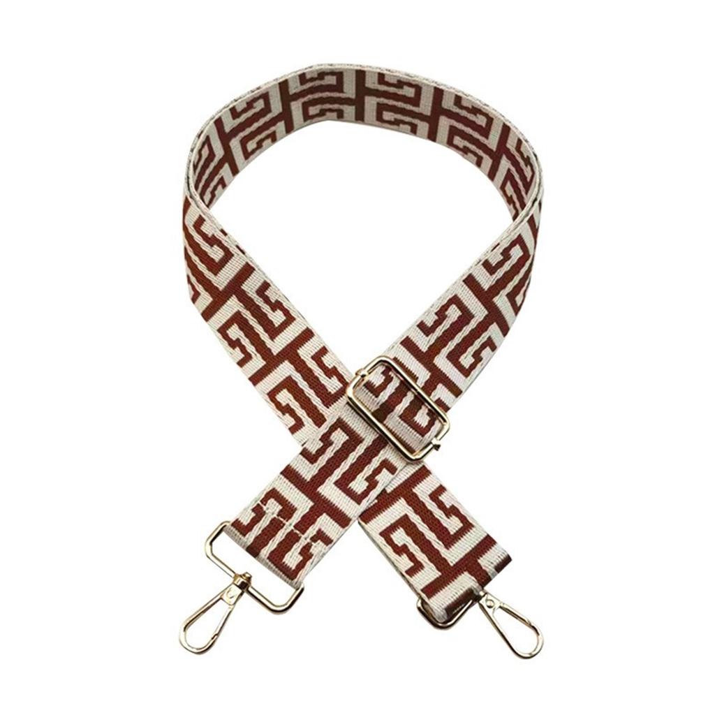 Regulowany Szeroki Pasek do Torby z Etnicznym Wzorem Trwały Etniczny Pasek do Torby Zamienny Etniczny Pasek na Ramię do Torby Trwały
