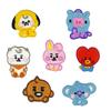 Adorable Cartoon Animal Embroidery Cloth Patch – Adhesive Fabric Badge for Shoes, Hats, and Clothing