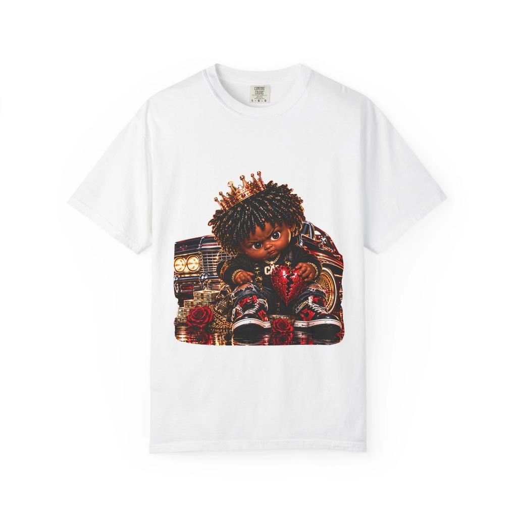 Unisex Plaggfärgad T-shirt