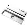 Embedded Flush Installation Bathroom Floor Drain Rectangular Drain