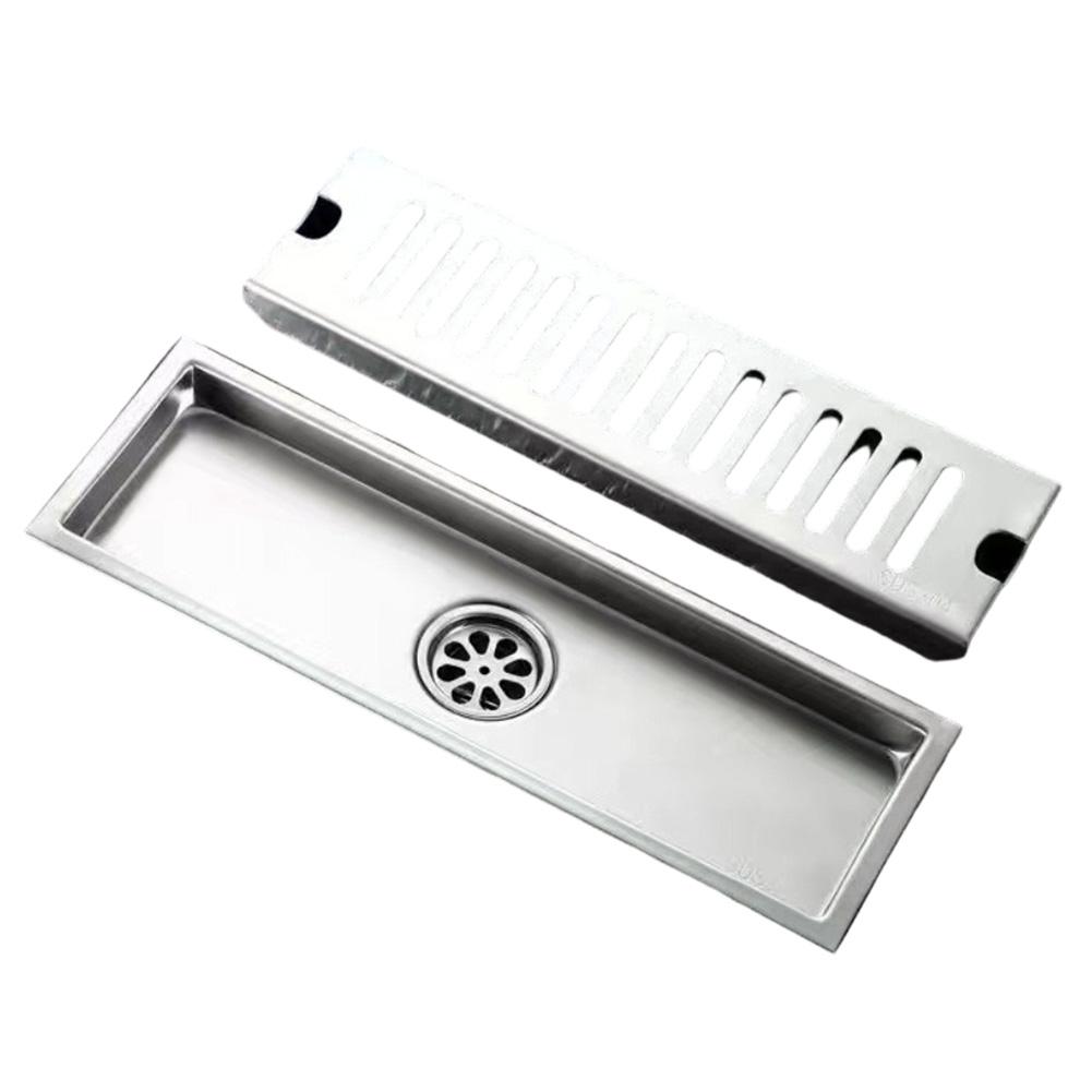 Embedded Flush Installation Bathroom Floor Drain Rectangular Drain
