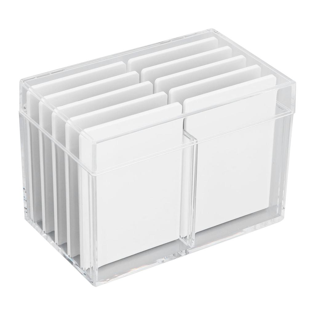 10 Layers Acrylic Eyelash Storage Box with Magnetic Bottom Extension Grafting Tool False Eyelashes Glue Pallet Holder