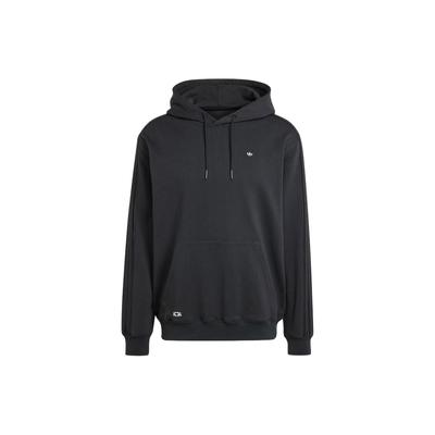 adidas Originals X Mickey Mouse Appliqué Hoodie With Cartoon Print Back Men Hoodie Black IY2274