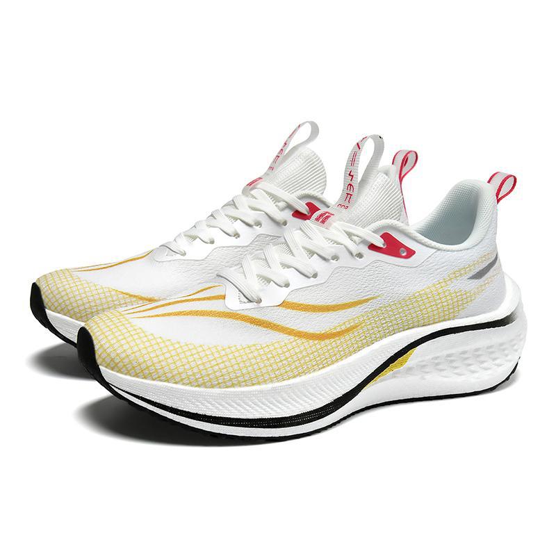 

Chitu 7 carbon plate real explosive running shoes men s MD + rubber sole non-slip friction sound sports shoes women s 35-45 45 платиновый