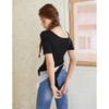 EgoisT Unbalance One Shoulder LeTTering T shirT  es2oTh14 