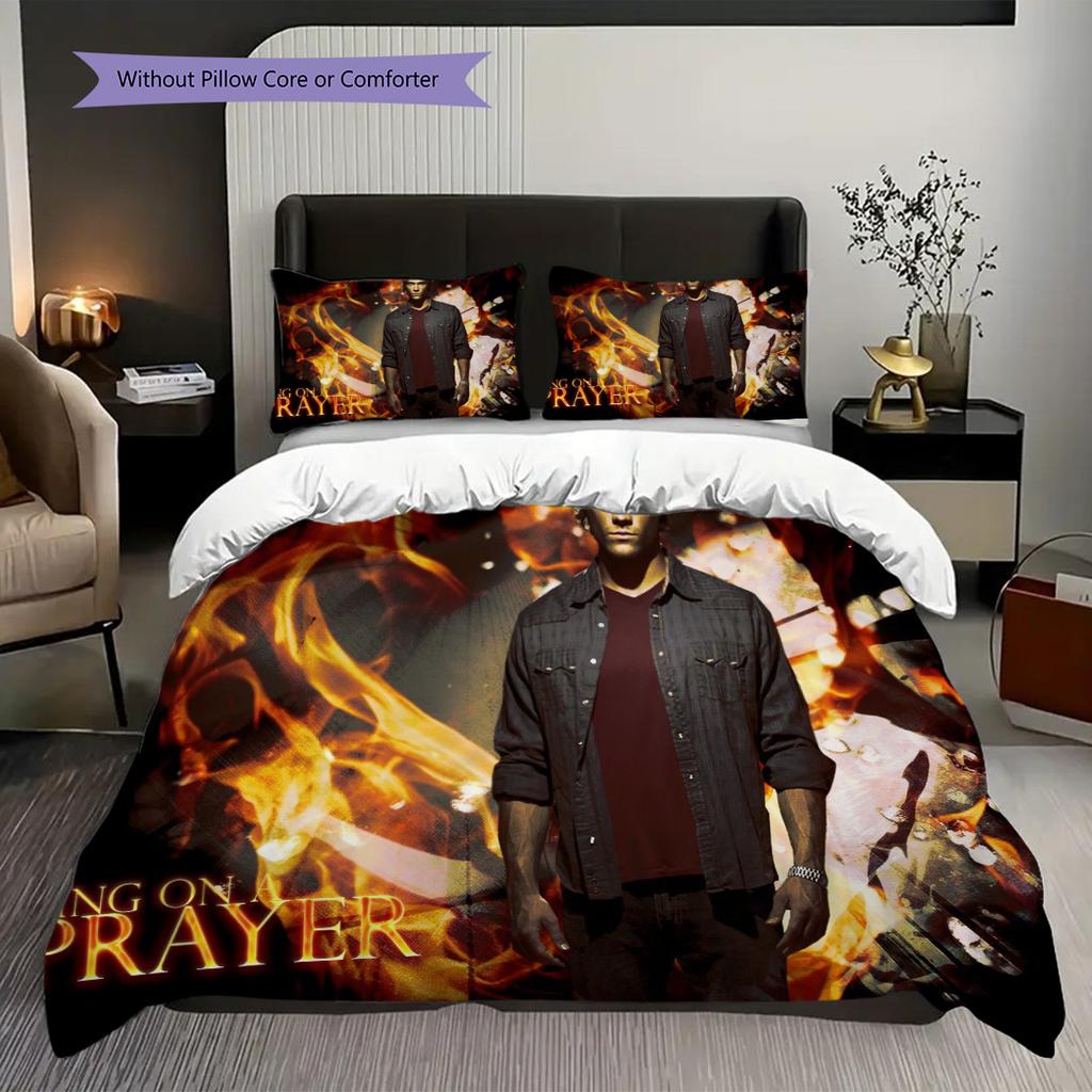 Supernatural Journey Threepiece Set 1 Duvet Cover 2 Pillowcase Without Core Duvet Cover And Pillowcase Bedding Set Soft And Comfortable