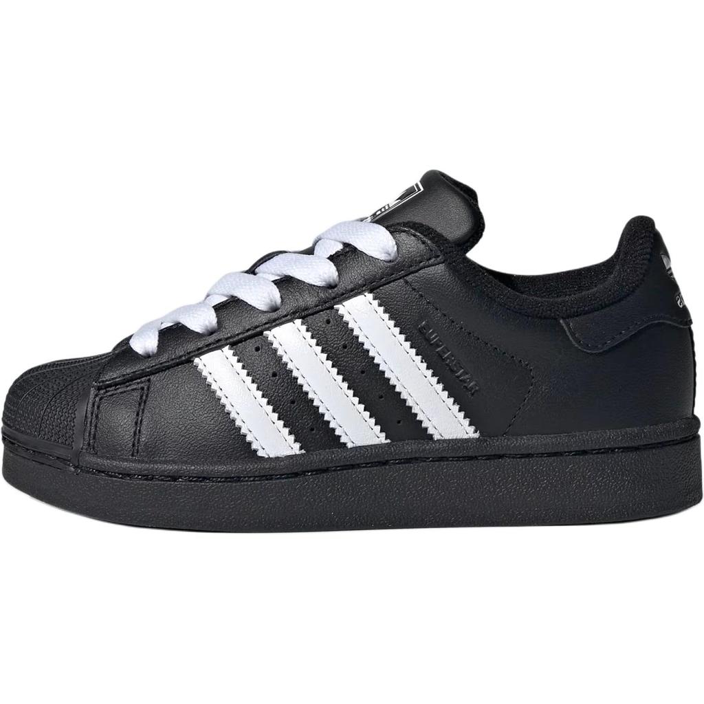 Adidas Originals Superstar 2 Abrasion Resistant Low top Kids' Skateboarding Shoes Black Kids' JI0214