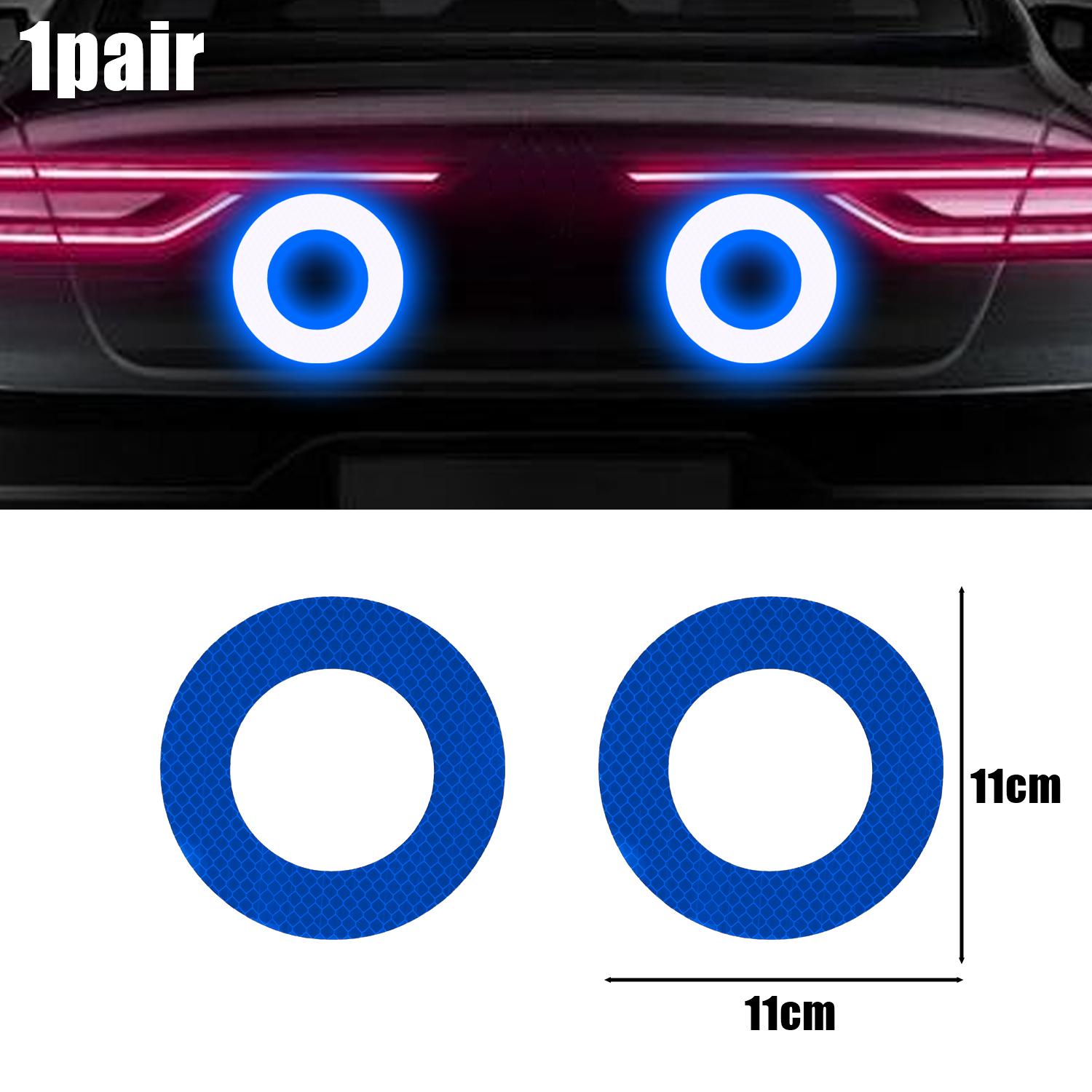 

Автомобильные светоотражающие наклейки Многофункциональные Полые Круглые Светящиеся Предупреждающие Декоративные Автомобильные Внешние Аксессуары Светоотражающие Полосы