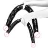 Dildo Extralargo de Doble Cabeza - Pene de Simulación Grande para Parejas Lésbicas