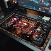 Killer Clown Horror Color Mouse Pad Large Gaming Table Cushion Non-slip Laptop Tablet Big Mousepad XXL Mat Mini PC Playmat With Lock Edge