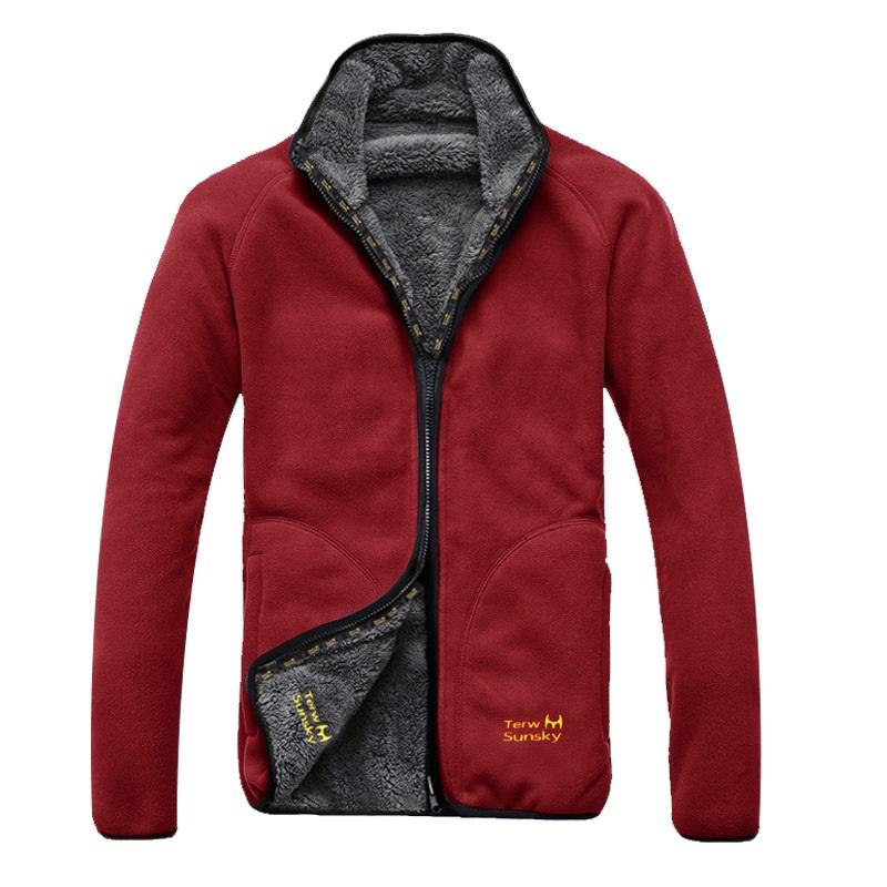 Thickened Winter Fleece Coat Warm Outerwear For Autumn And Winter Comfortable And Soft Plush Jacket For Cold Weather Casual Outdoor Activities