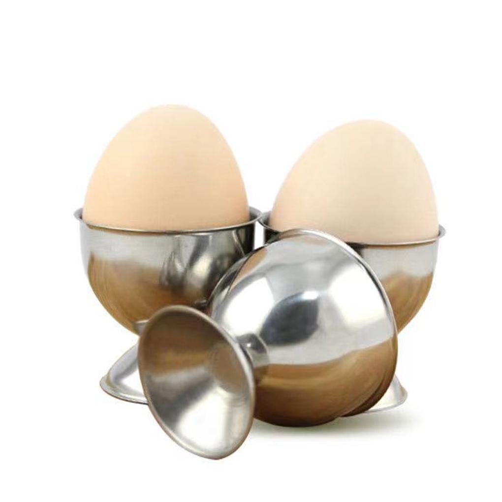 Stainless Steel Eggs Cup Strong And Durable For Boiled Eggs Stainless Steel Boiled Egg Cups