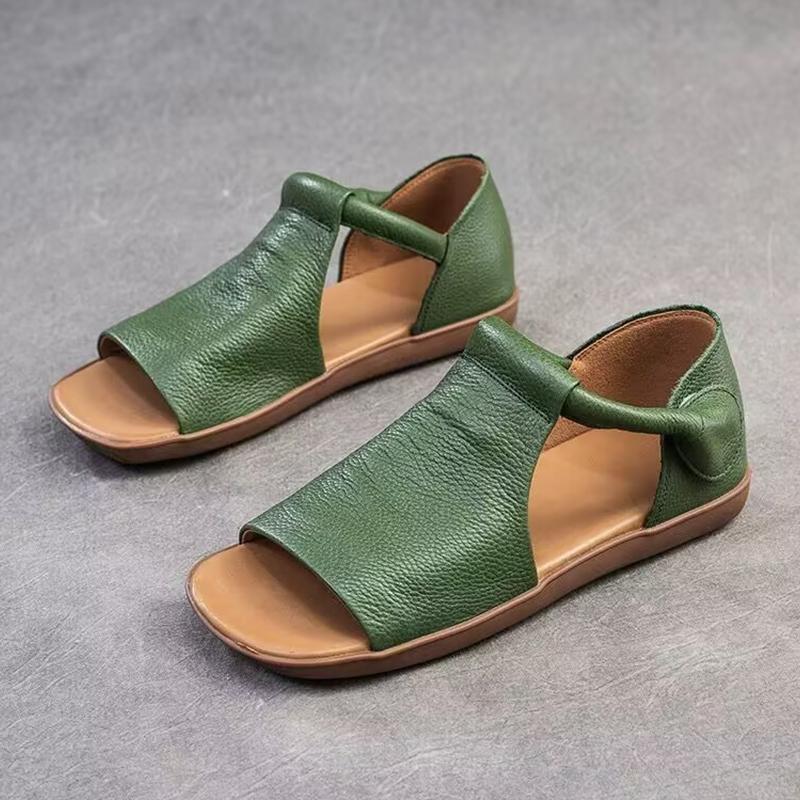 

Fashion Women Flats Sandals Fashion Retro Shoes Casual Walking Summer Shoes Woman Trend Shoes 2025 Designer Brand Beach Zapatos Female 40