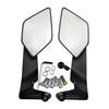 Motorcycle Shockproof Rear View Mirror Offering Clear Sightlines Increased Safety for Speed Enthusiasts Long Rides 2pcs