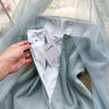 Elegant Sexy High Waist One Piece Dress Women Patchwork Mesh Lantern Long Sleeve Sexy Mini Dress Lady Vacation Slim Chic Party Ceremonial Dress 2024