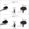 Universal 3 Jaw Oil Filter Removal Tool High Strength Steel Engine Maintenance Wrench Auto Repair Compatible Vehicle Models
