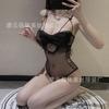 Fun Female Polka Dot Perspective Sexy Suit Pure Lust Lace Uniform Open Temptation