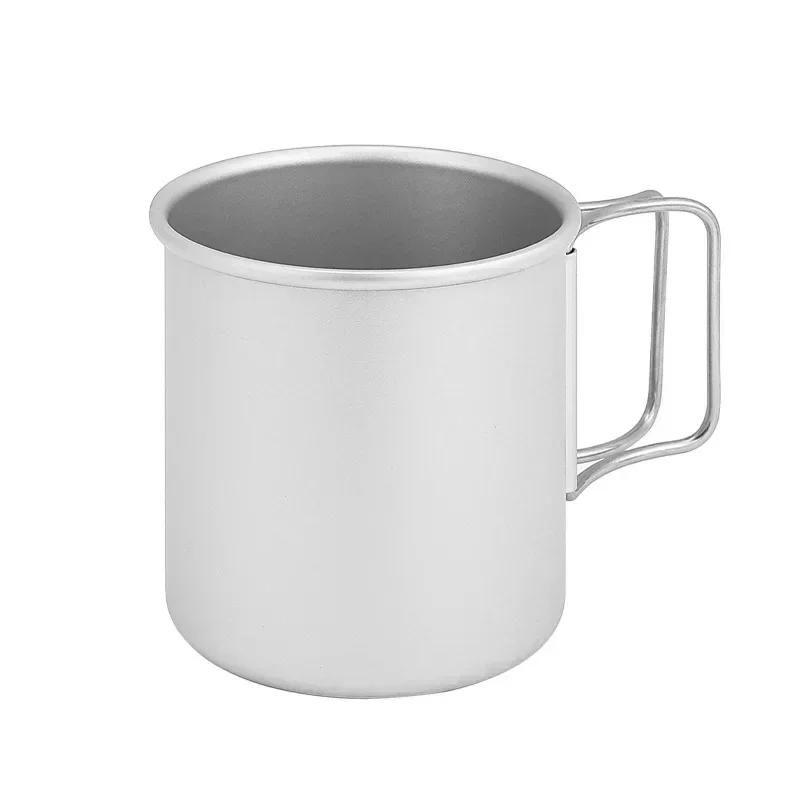 Tazza da Campeggio Calda 300ML Lega di Alluminio Tazza Pieghevole Tazza da Escursionismo Ultra-Leggera Tazza da Acqua da Campeggio da Viaggio Attrezzatura da Cucina da Campeggio per Esterni  taza