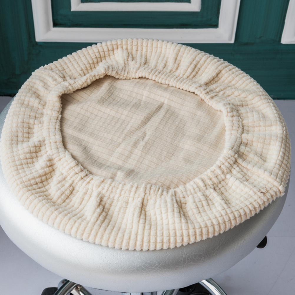 Chair Cover Round Elastic Stretchy Protector For Dining Room Wedding Banquet Hotel Party Office Army Green 30-38Cm