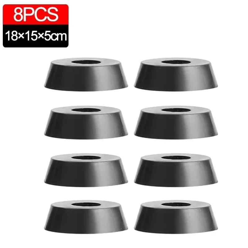 80/8Pcs Rubber Pads Floor Protectors Table Chair Furniture Leg Cover Speaker Cabinet Bottom Bumper Cutting Board Foot Cushion