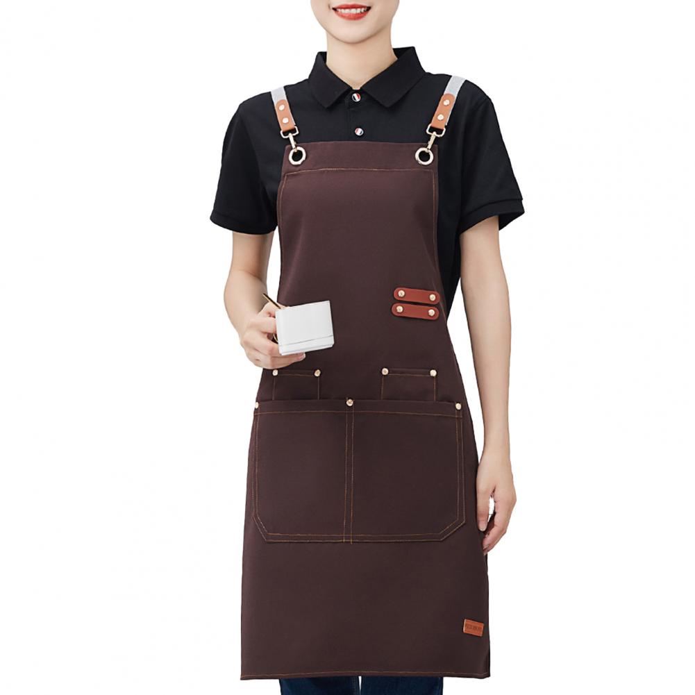Tablier épais et imperméable pour homme et femme, anti-graisse, anti-taches, pour chef, café, restaurant, serveur, barbecue, cuisine
