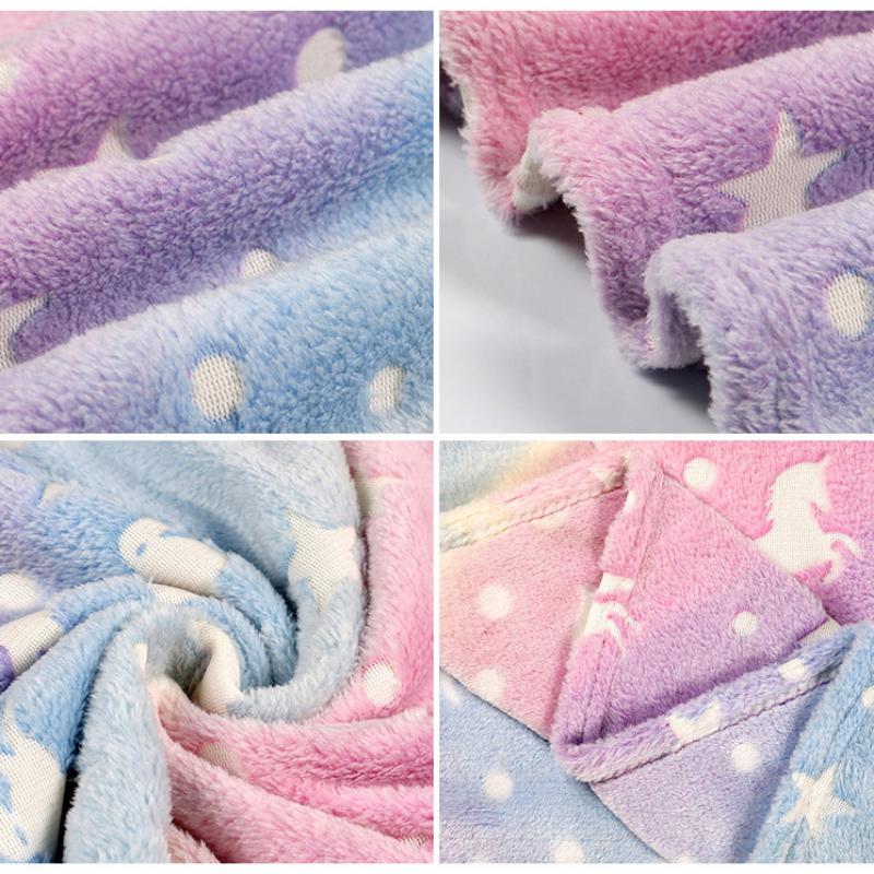 Deka Glow in the Dark Throw Deka, vzor Galaxy Stars Měkká útulná flanelová fleecová deka pro chlapce Dívky, Šedá dárková deka pro děti All Seasons