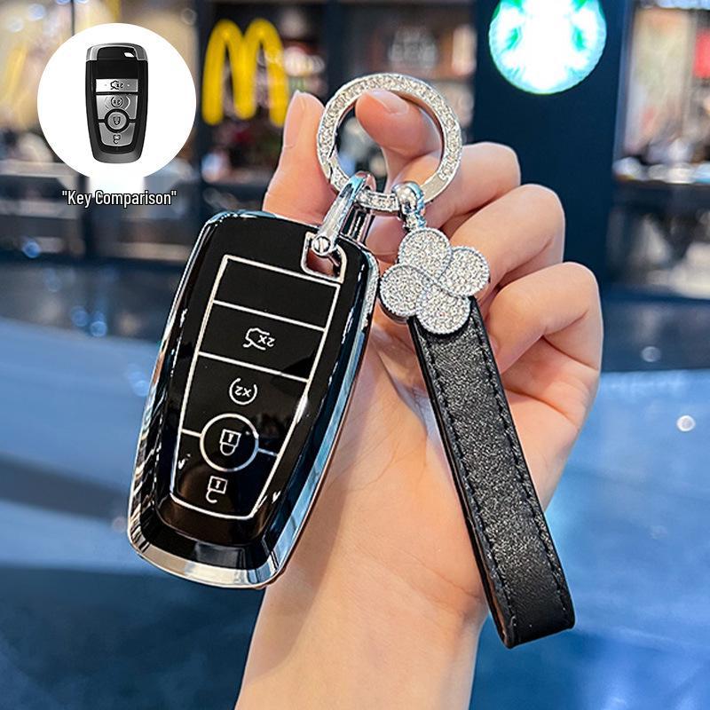 Key Case Shell for Ford Mondeo, Explorer, Focus, and Edge - Suitable for Men and Women