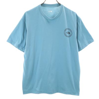 Short Sleeve T-shirt L Light Blue Outdoor NT32335X Men's Used