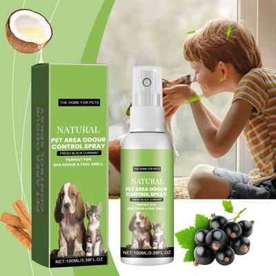Natural Pet Area Spray, Spray, Long Lasting Fresh Pet Spray, Home Freshness, Increase The Affection Between Pet And Owners,100ML