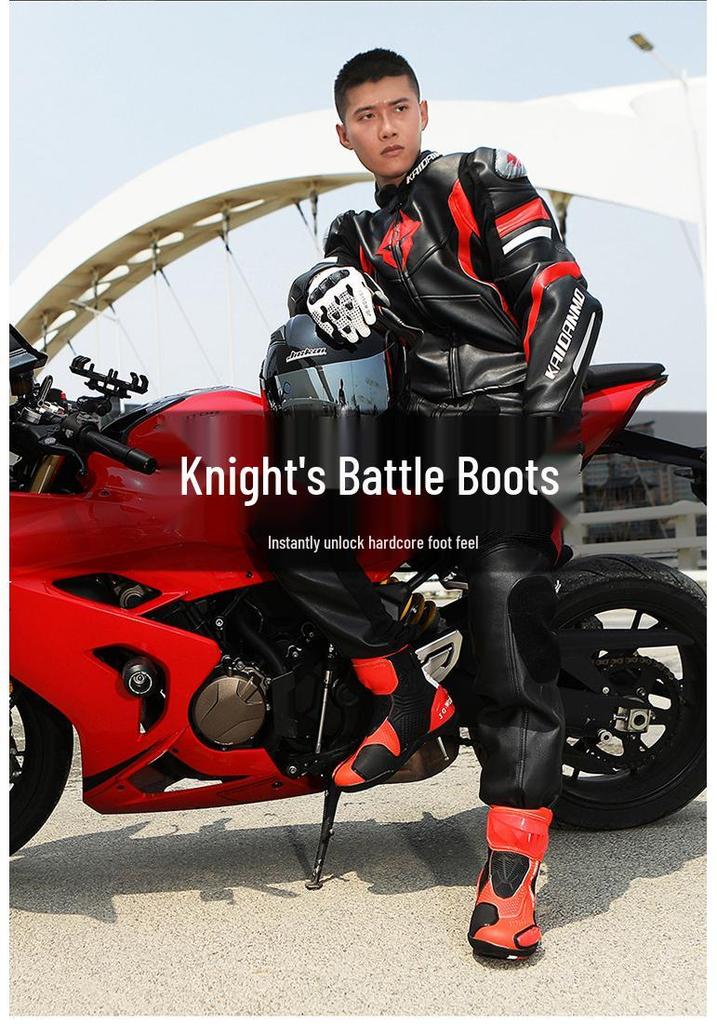 New Anti-Slip, Wear-Resistant Motorcycle & Mountain Bike Racing Boots