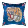 Tiger Head Embroidered Pillow Cover American Retro High Quality Cushion Cover Pillows Decor Home
