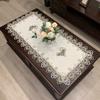 Tablecloth Rectangle Table Cloth European Embroidered Coffee Table Cover Table Western Tea Flower Solid Color Fabric Lace Book
