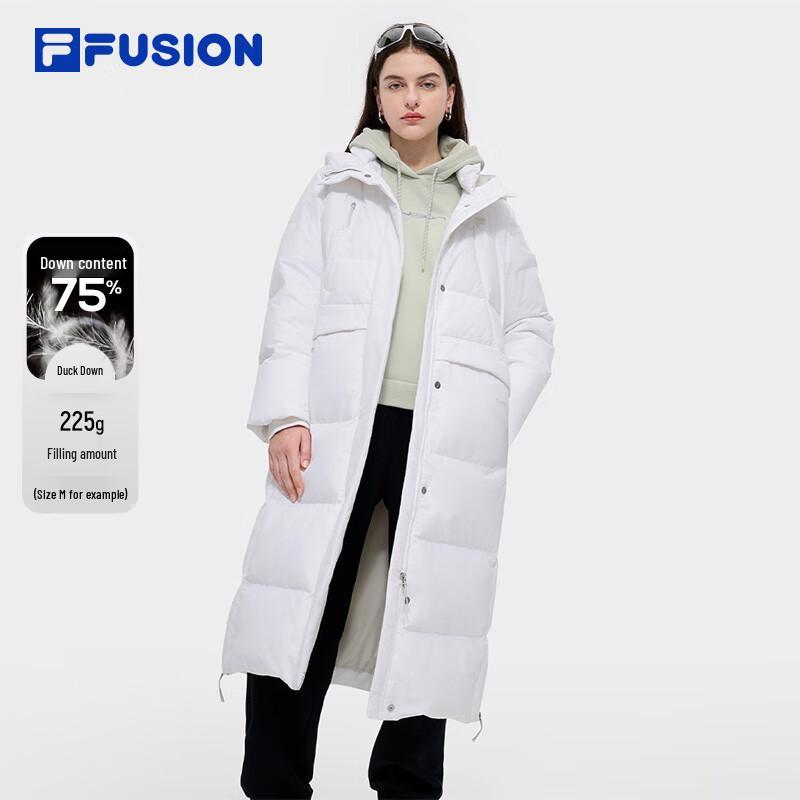 

FILA FUSION Women s Hooded Long Down Jacket S