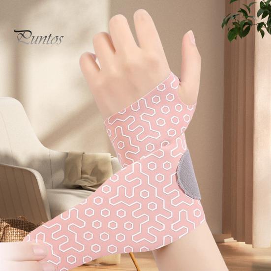Sports Wristband Ultra-Thin Carpal Tunnel Support Pain Relief Arthritis Tendonitis Wrist Brace Right And Left Hand Compression Elastic Wrist Wraps