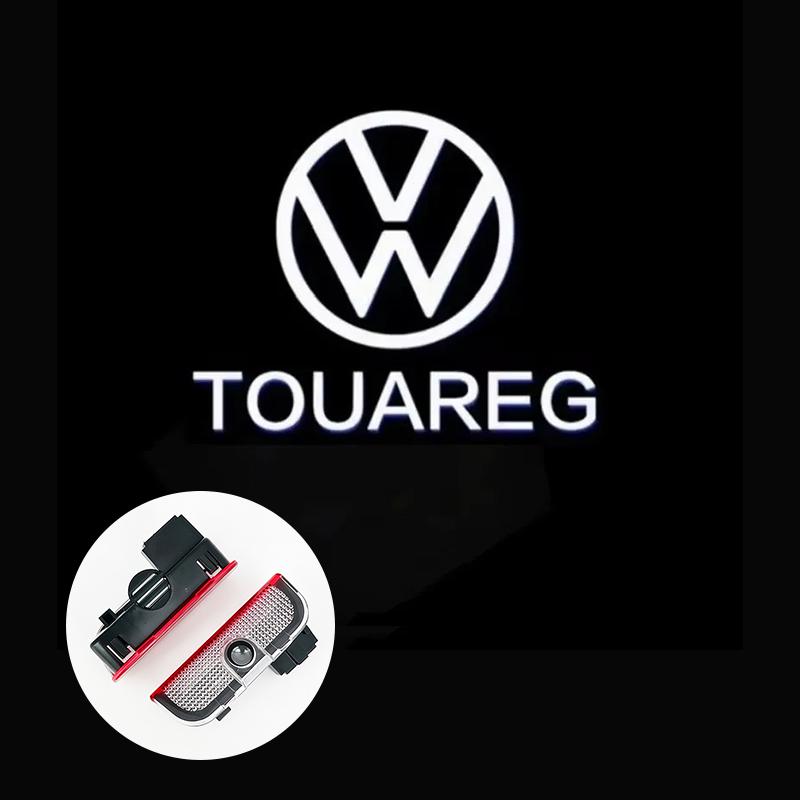 For VW 2Pcs Car Logo Door Logo Courtesy Lamp Laser Projector HD Welcome Light For VW Passat CC Lamando Touran Touareg Tiguan Eos Golf ER1